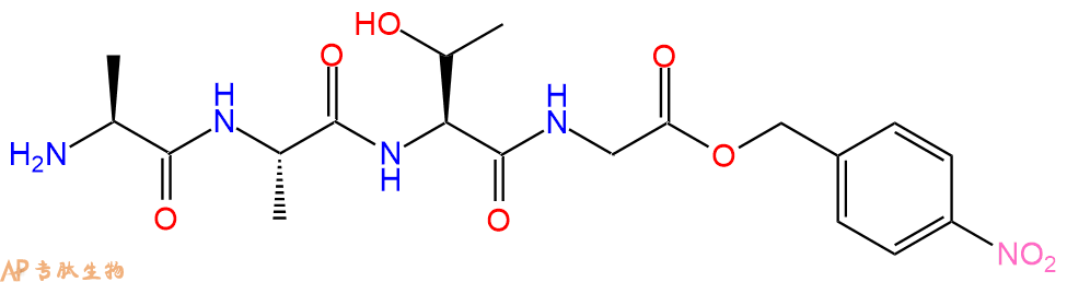 专肽生物产品四肽Ala-Ala-Thr-Gly-pNB53931-98-9