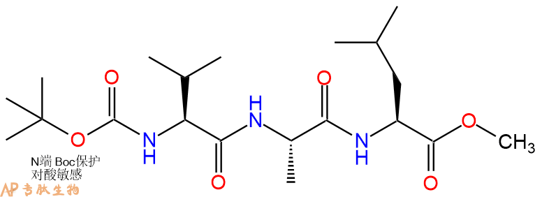 专肽生物产品三肽Boc-Val-Ala-Leu--甲酯化161083-58-5