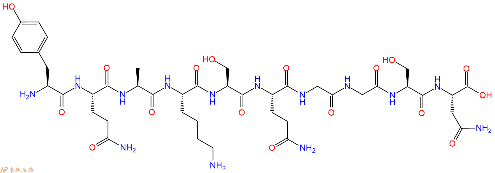 专肽生物产品胸腺因子：[Tyr0] Thymus Factor
