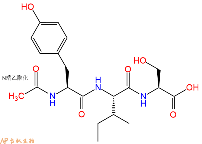 专肽生物产品三肽Ac-Tyr-Ile-Ser1220667-67-3