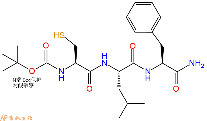 专肽生物产品三肽Boc-Cys-Leu-Phe-NH21138243-07-8