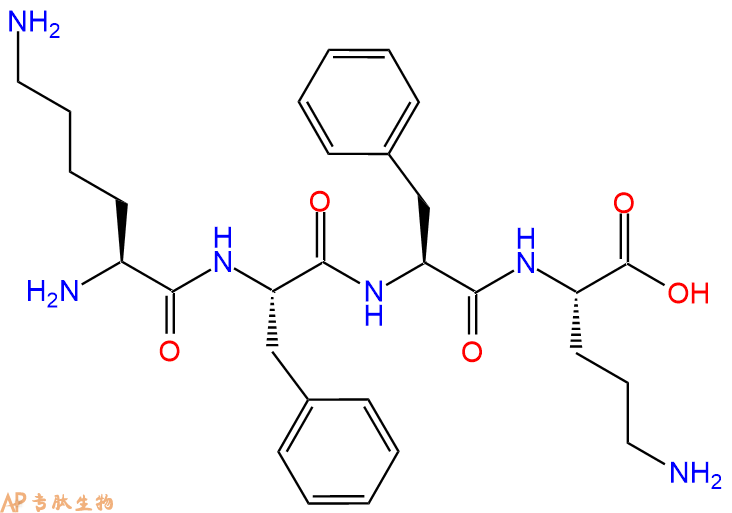 专肽生物产品四肽Lys-Phe-Phe-Orn1268476-38-5
