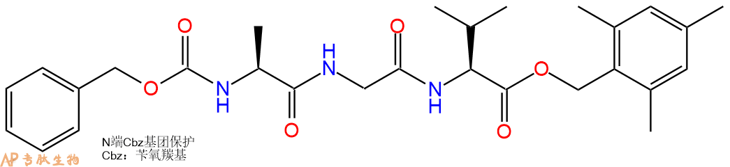 专肽生物产品三肽Cbz-Ala-Gly-Val-OTmb77719-57-4