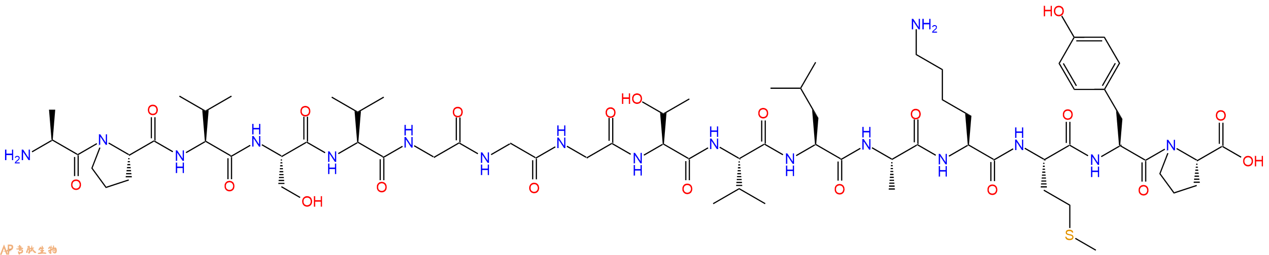 专肽生物产品胃泌素释放肽(1-16)(猪)、Gastrin Releasing Peptide (1-16), porcine、GRP (1-16) (porcine)95211-11-3