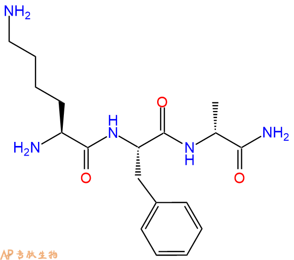 专肽生物产品三肽Lys-Phe-DAla-NH258478-62-9