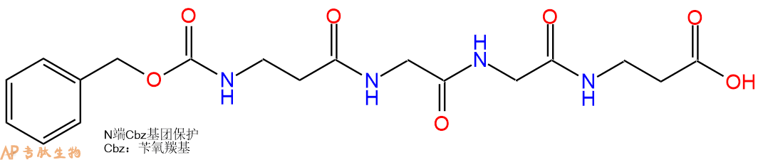 专肽生物产品四肽Cbz-βAla-Gly-Gly-βAla98859-73-5