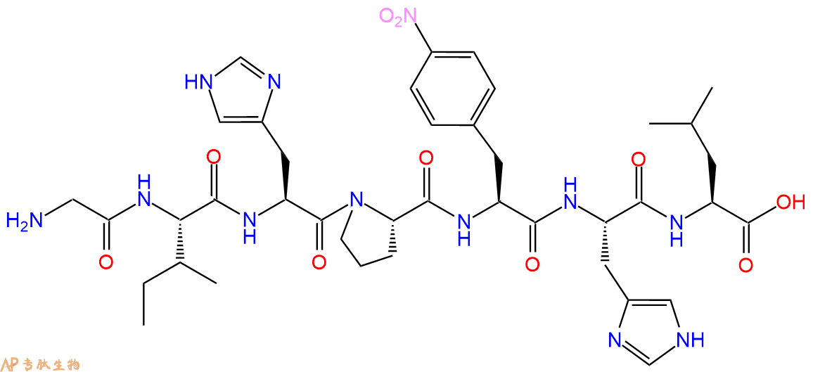 专肽生物产品七肽GIHP-F(4NO2)-HL63626-60-8