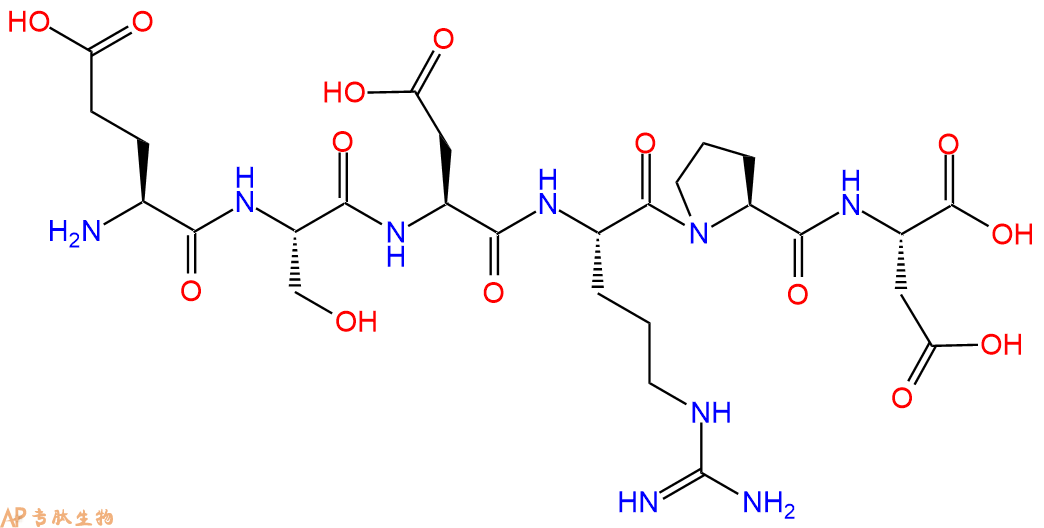 专肽生物产品六肽Glu-Ser-Asp-Arg-Pro-Asp95758-98-8