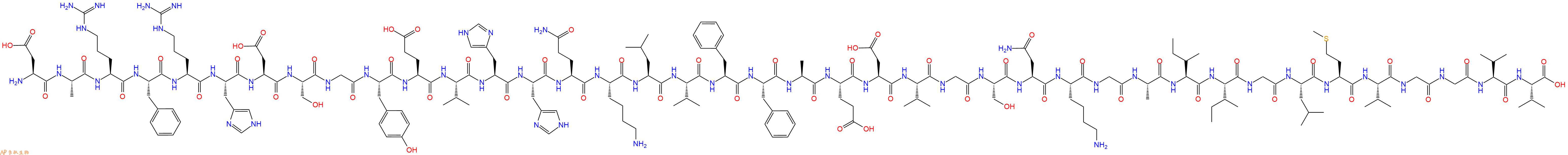 专肽生物产品淀粉肽[Arg3]-Amyloidβ Protein (1-40)1802084-01-0