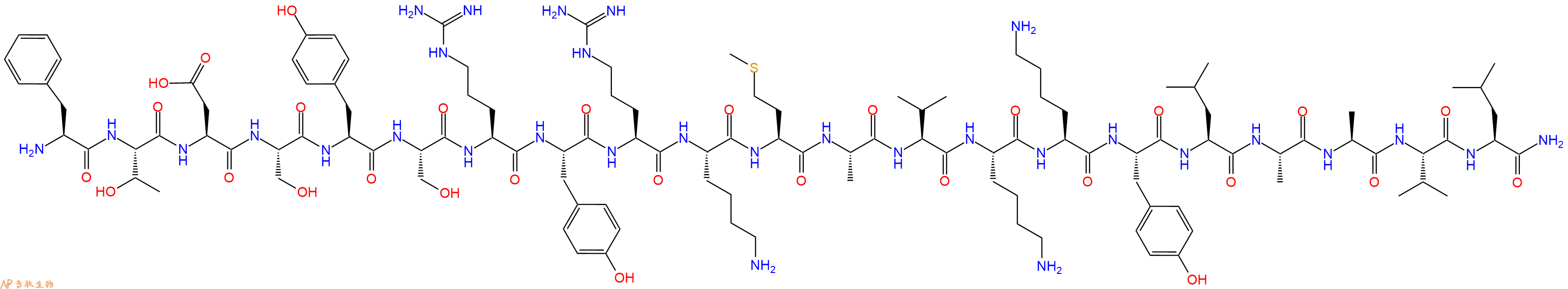 专肽生物产品[Des-Gln16]PACAP(6-27), human, ovine, rat