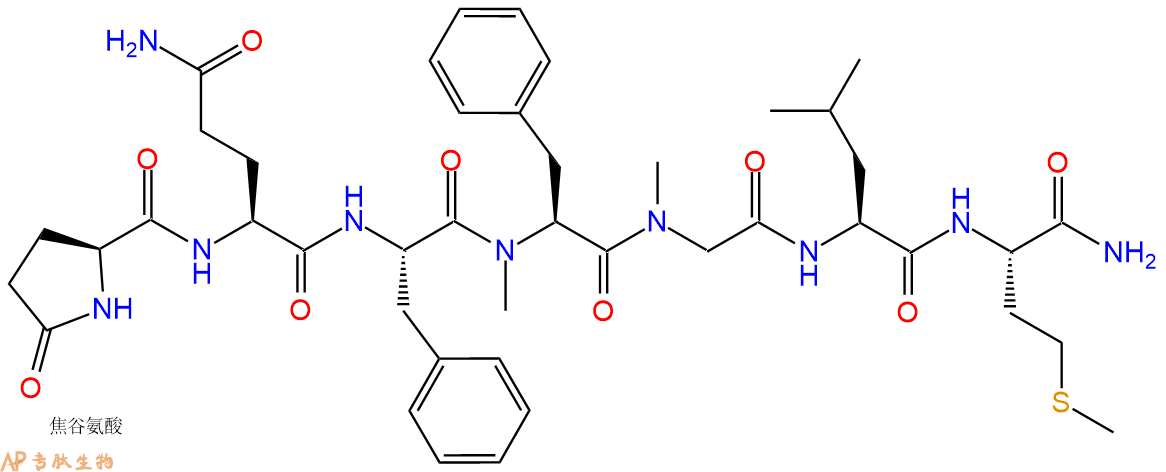专肽生物产品P物质肽[Glp5, (NMe)Phe8, Sar9] Substance P(5-11)77128-69-9