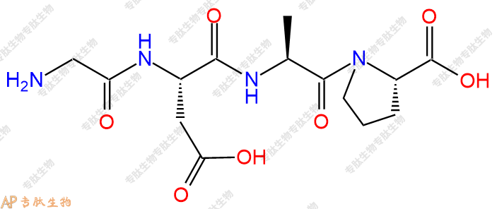 专肽生物产品四肽Gly-Asp-Ala-Pro1217180-98-7