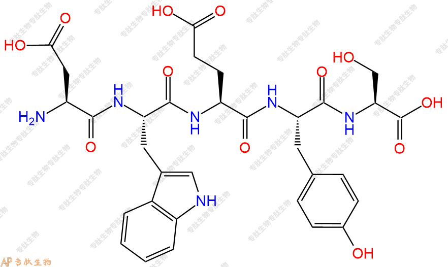 专肽生物产品五肽Asp-Trp-Glu-Tyr-Ser188849-34-5