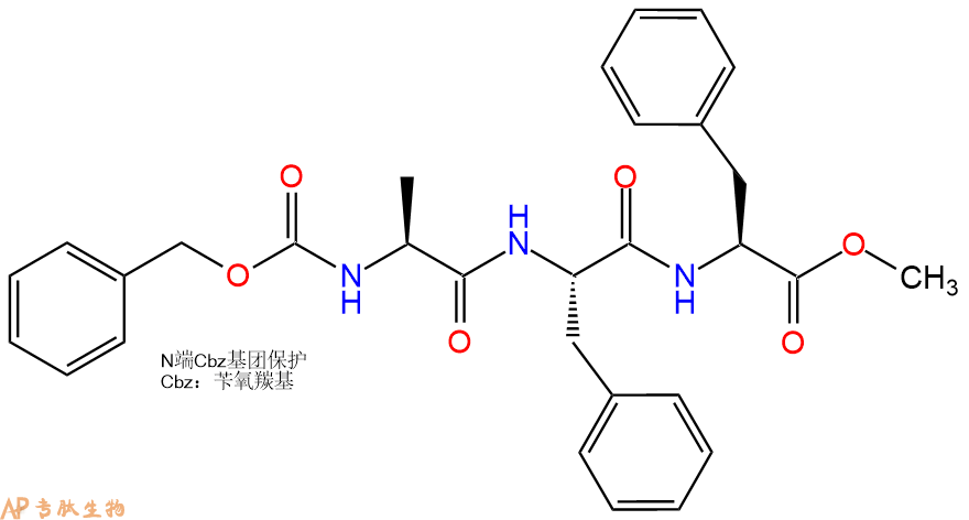 专肽生物产品三肽CBzl-Ala-Phe-Phe--甲酯化58172-29-5