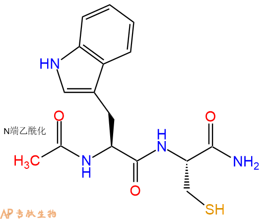 专肽生物产品二肽Ac-Trp-Cys-NH2