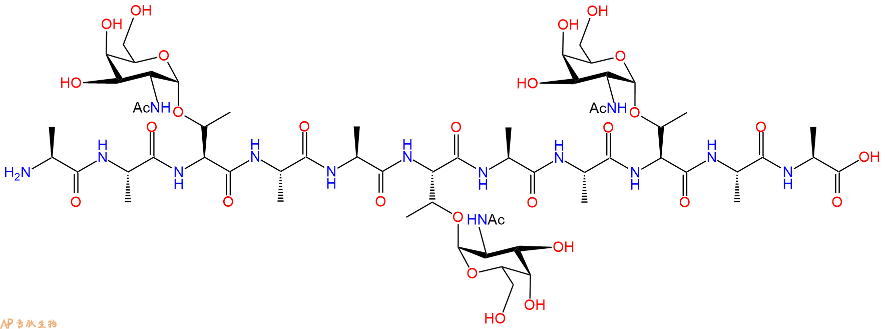 专肽生物产品Ala-A-Thr(GalNAc)-A-Ala-Thr(GalNAc)-A-Ala-Thr(GalN1123216-60-3