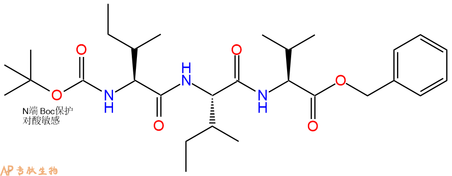 专肽生物产品三肽Boc-Ile-Ile-Val-苄酯化75922-55-3