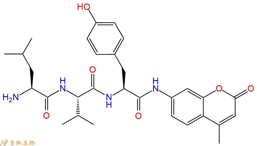 专肽生物产品标记肽LVY-7-氨基-4-甲基香豆素76524-85-1