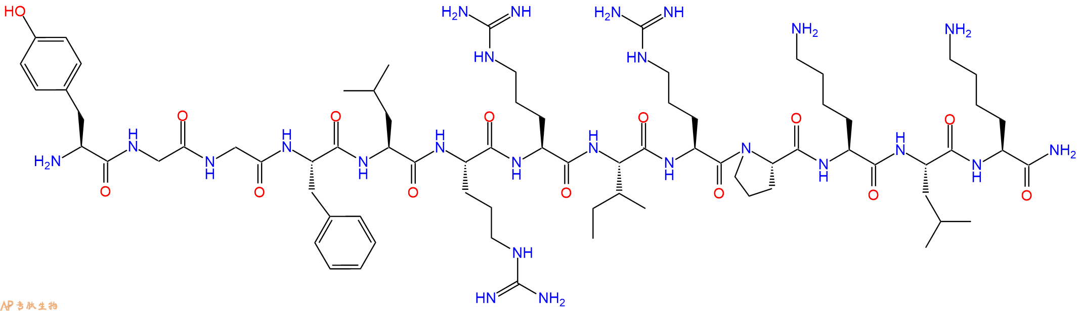 专肽生物产品强啡肽(1-13) 酰胺化、Dynorphin A (1-13) amide79515-34-7