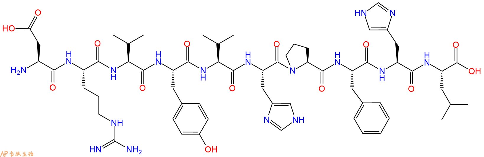 专肽生物产品血管紧张素[Val5]Angiotensin I , human484-43-5