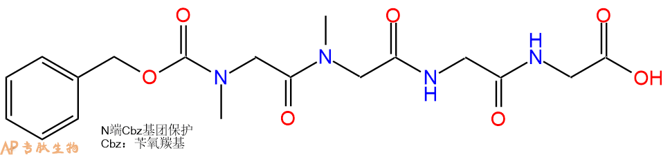 专肽生物产品四肽Cbz-Sar-Sar-Gly-Gly66378-42-5