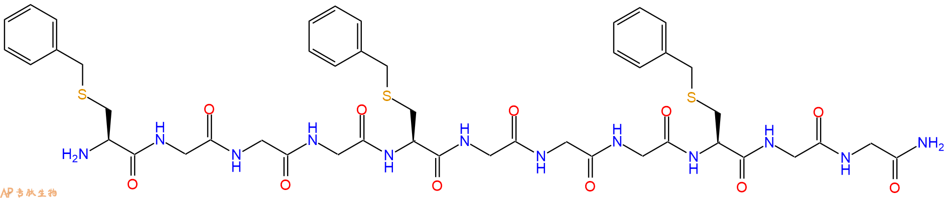 专肽生物产品Cys(Bzl)-Gly3-Cys(Bzl)-Gly3-Cys(Bzl)-Gly2-NH277374-58-4