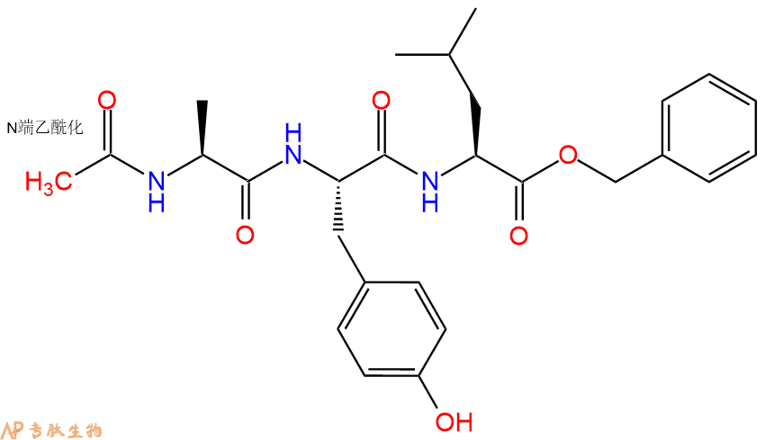 专肽生物产品三肽Ac-Ala-Tyr-Leu-苄酯化114658-53-6