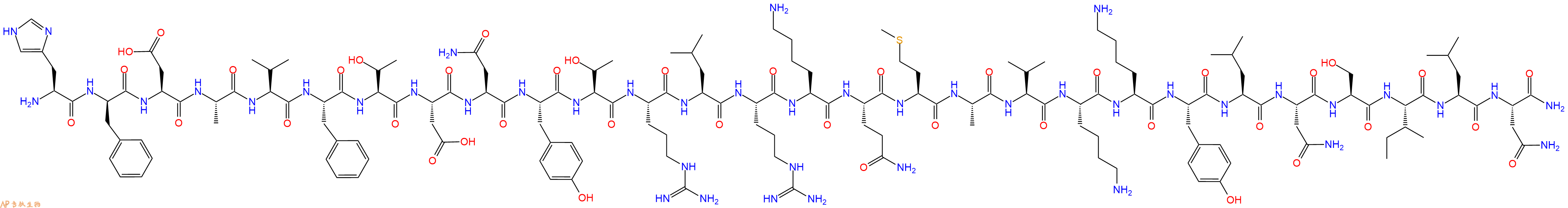 专肽生物产品血管活性肠肽(DPhe2)-VIP, [DPhe2]-VasoactiveIntestinal Pe104051-15-2
