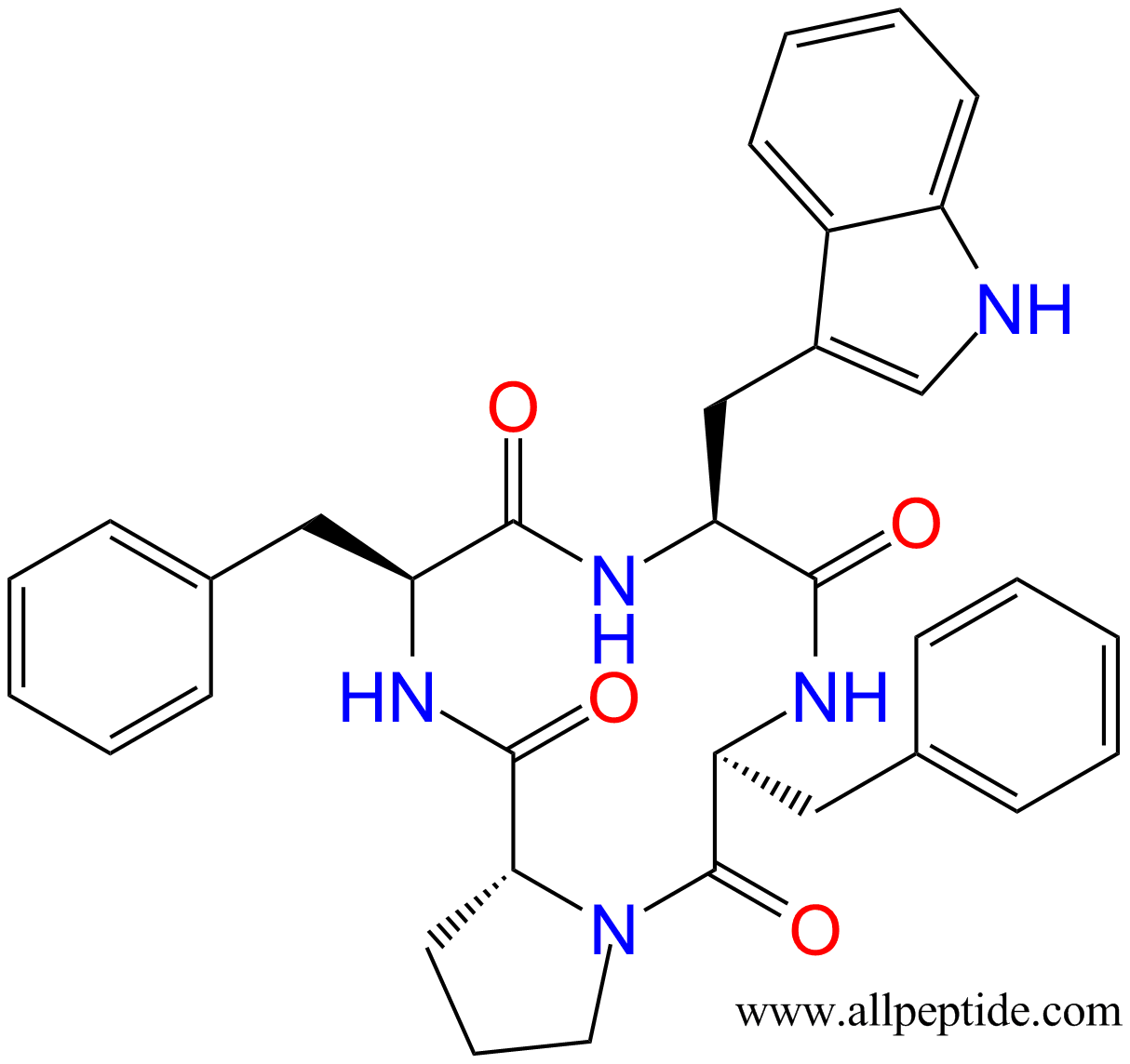专肽生物产品环四肽cyclo[Phe-DPro-Phe-Trp]210236-47-8
