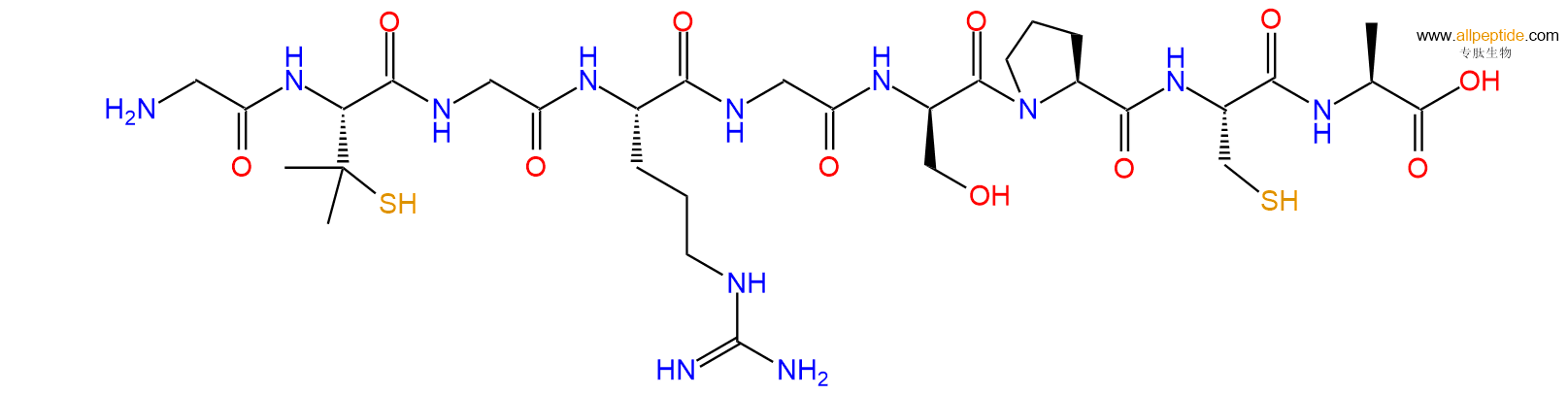 专肽生物产品九肽G-Pen-GRG-DSer-PCA111844-17-8
