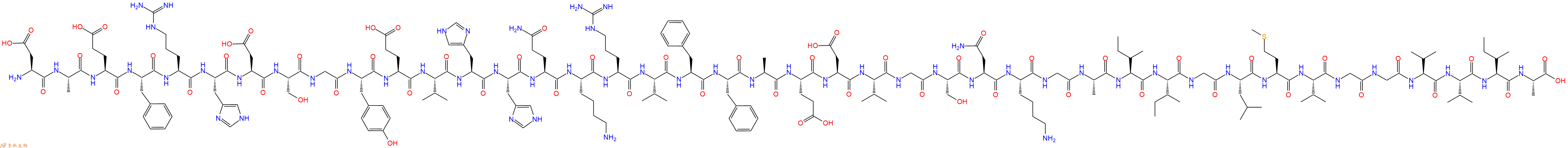 专肽生物产品淀粉肽(Arg⁷)-Amyloidβ- Protein (1-42)