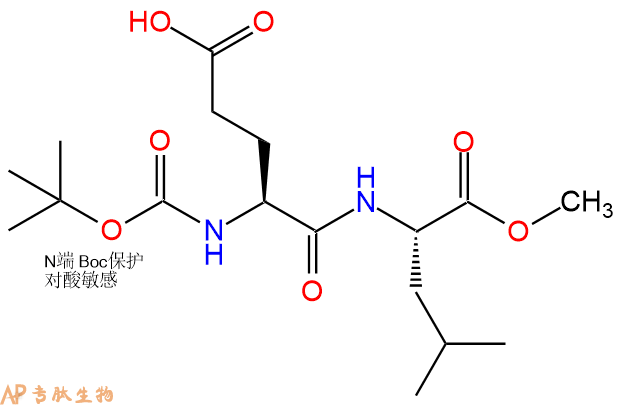 专肽生物产品二肽Boc-Glu-Leu-甲酯化72903-34-5