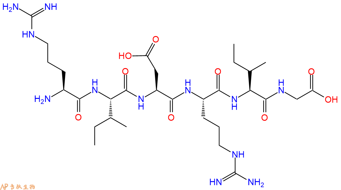 专肽生物产品六肽arg-Ile-Asp-Arg-Ile-gly99026-66-1