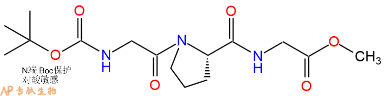 专肽生物产品三肽Boc-Gly-Pro-Gly--甲酯化857437-12-8