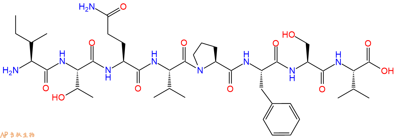 专肽生物产品(Des-Asp187)-Melanocyte Protein PMEL 17 (185-193) (human, bovine, mouse)319927-23-6
