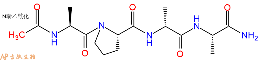 专肽生物产品四肽Ac-Ala-Pro-DAla-Ala-NH21337530-85-4