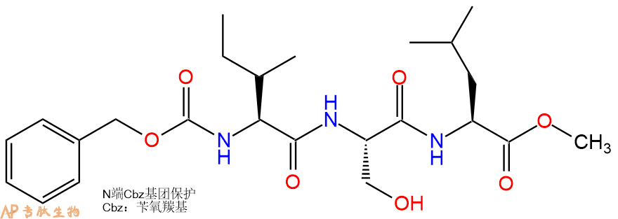 专肽生物产品三肽Cbz-Ile-Ser-Leu--甲酯化75816-50-1