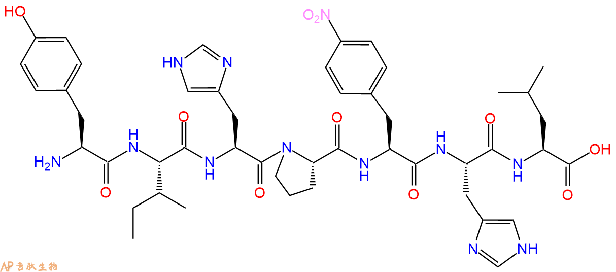 专肽生物产品七肽YIHP-F(4NO2)-HL63626-59-5