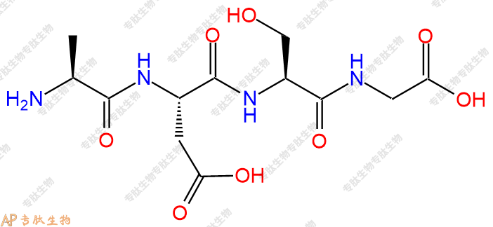 专肽生物产品四肽Ala-Asp-Ser-Gly52574-57-9