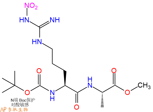 专肽生物产品二肽Boc-Arg(NO2)-Ala-甲酯化94194-79-3