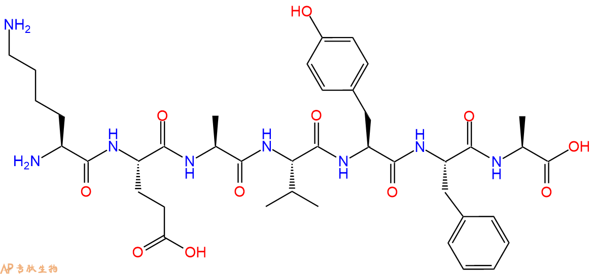 专肽生物产品七肽KEAVYFA129118-98-5