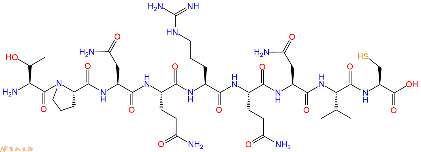 专肽生物产品H-Thr-Pro-Asn-Gln-Arg-Gln-Asn-Val-Cys-OH2022956-41-6