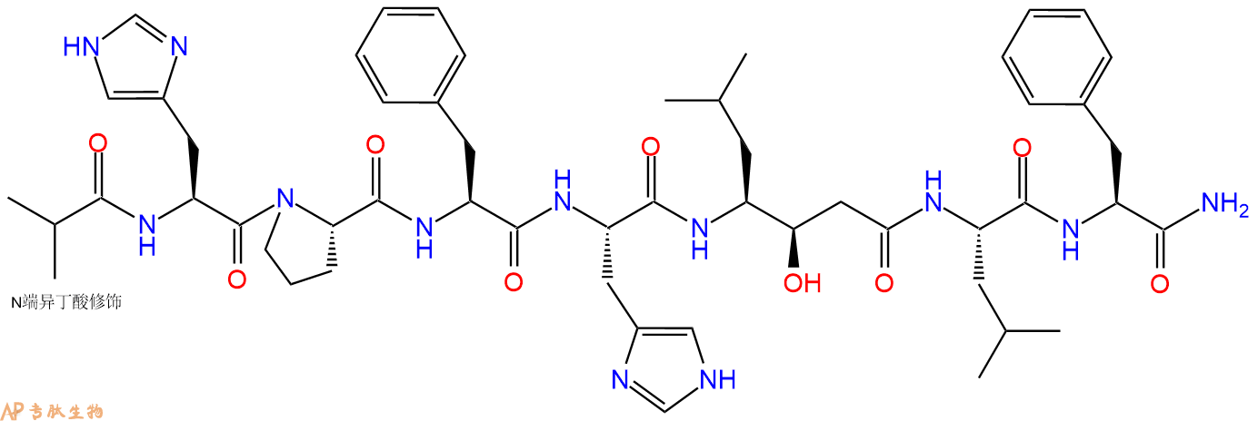 专肽生物产品七肽Isobutyricacid-HPFH-Sta-LF-NH286153-45-9