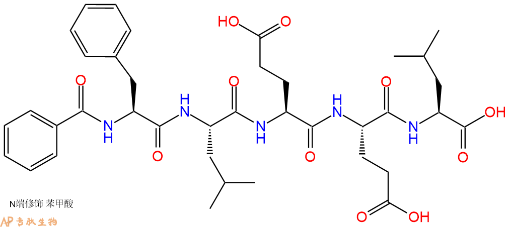 专肽生物产品Bzl-Phe-Leu-Glu-Glu-Leu77302-81-9