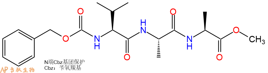 专肽生物产品三肽Cbz-Val-Ala-Ala--甲酯化62104-70-5