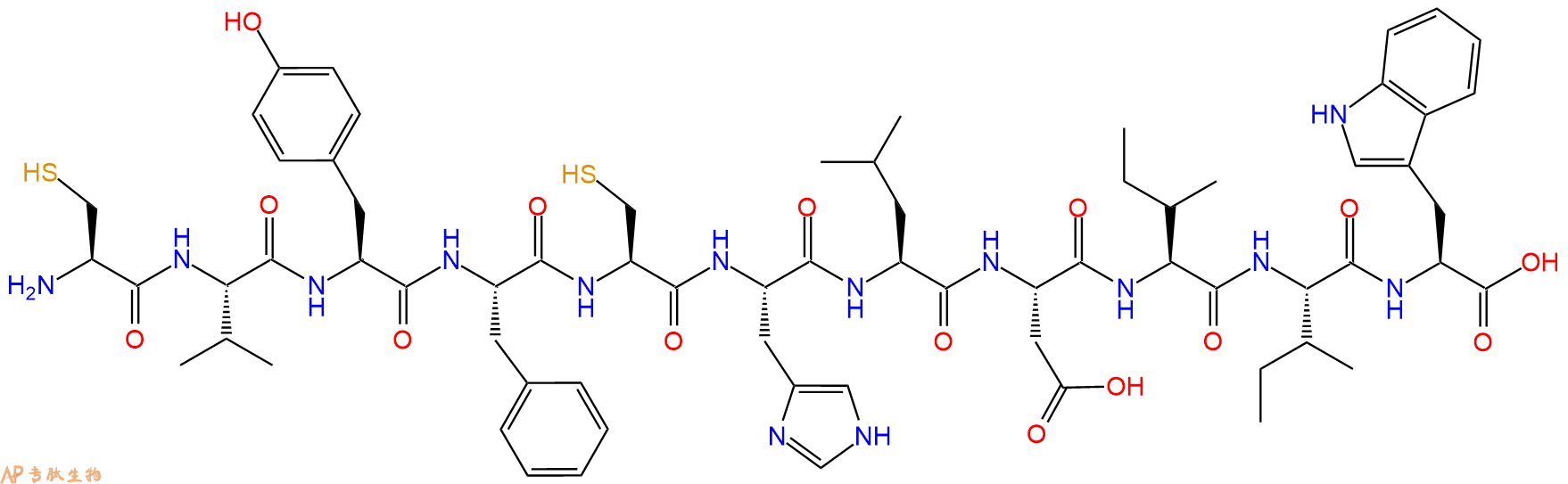 专肽生物产品Endothelin-1 (11-21)144602-02-8