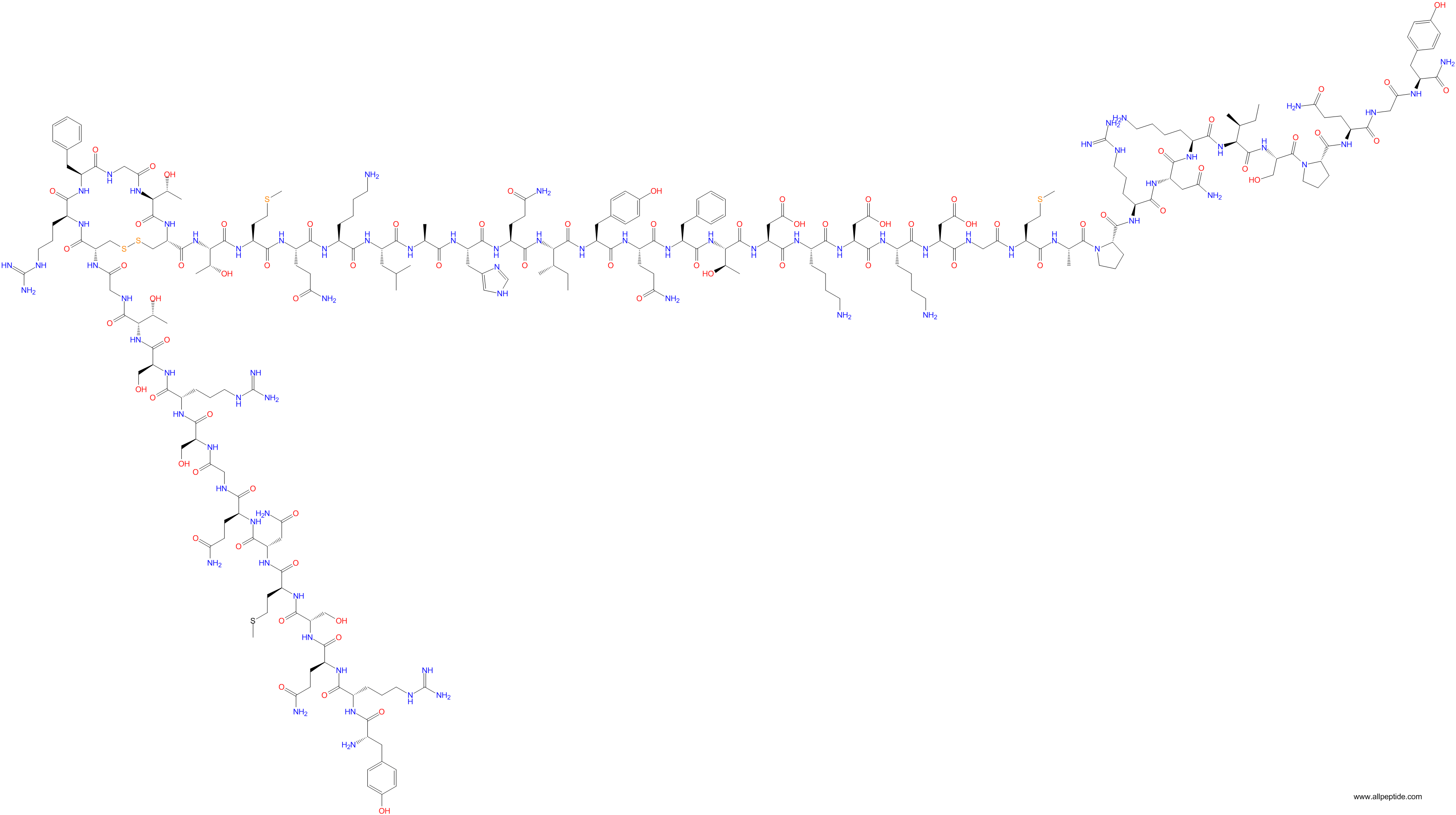 专肽生物产品肾上腺髓质素Adrenomedullin(1-50), rat159964-38-2/161383-47-7