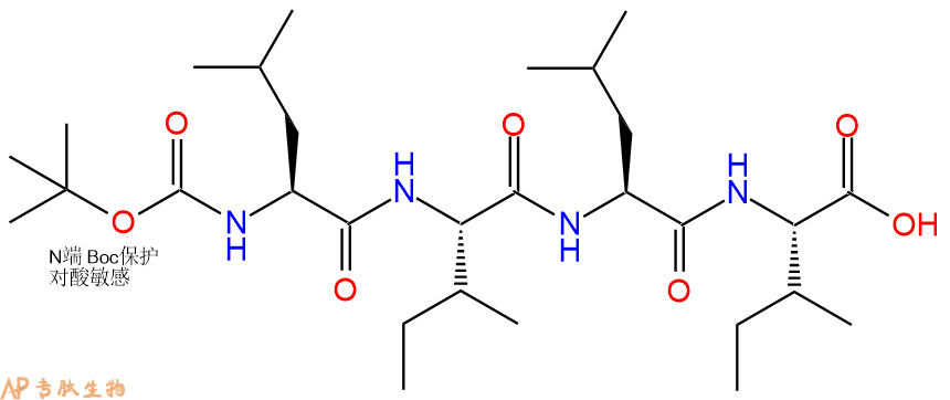 专肽生物产品四肽Boc-Leu-Ile-Leu-Ile1000590-51-1