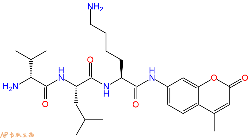 专肽生物产品纤溶酶（纤溶酶）底物：vLK-7-氨基-4-甲基香豆素148168-23-4