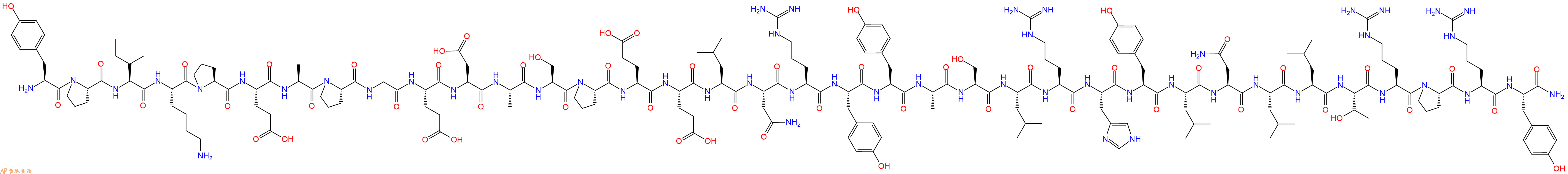 专肽生物产品[Leu31, Pro34] Peptide YY, PYY, human179986-95-9